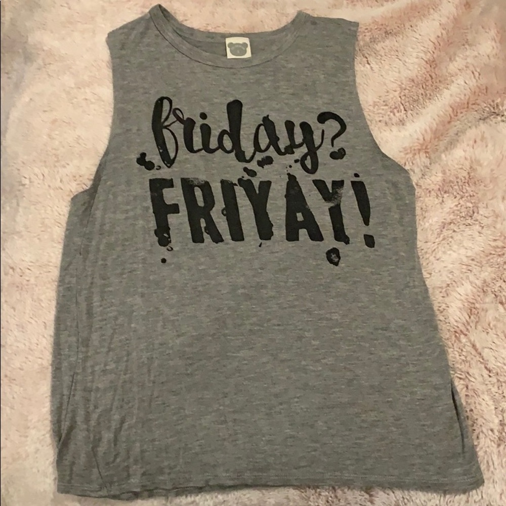 Gray Tank Top